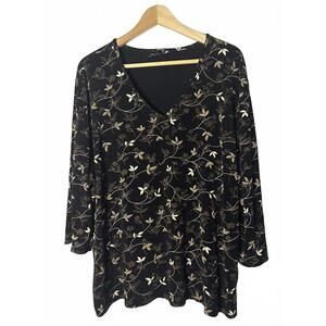 Briggs New York 3X Sling Blouse